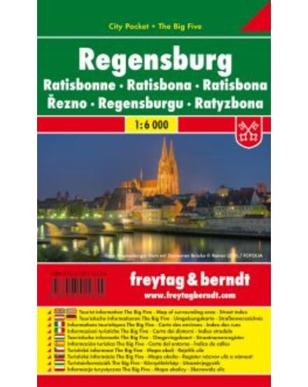 Cartographia Regensburg City Pocket várostérkép (Freytag) 9783707912654