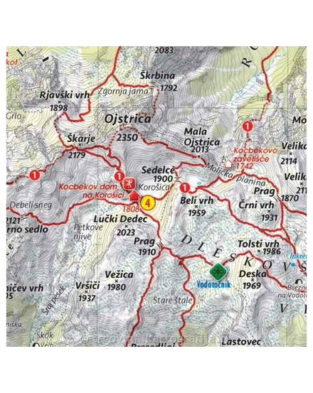 Cartographia Kamniki-Alpok turistatérkép 3830048523608