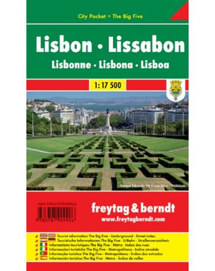 Cartographia Lisszabon City Pocket várostérkép (Freytag) 9783707909906