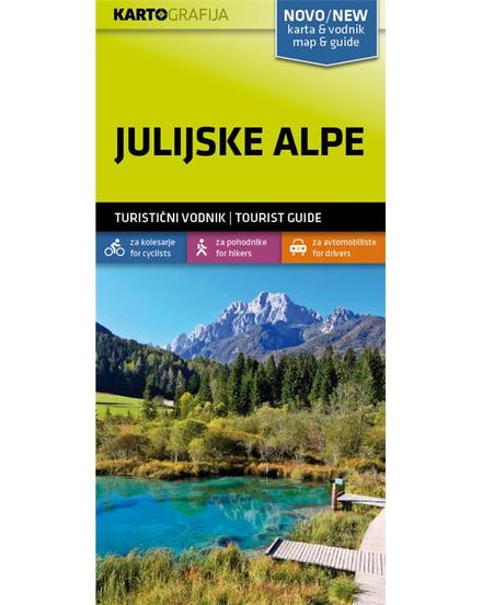 Cartographia Júliai-Alpok turistatérkép kalauzzal 3830048522496