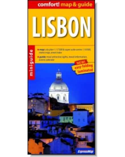 Cartographia Lisszabon (map&guide) laminált térkép 9788375461350