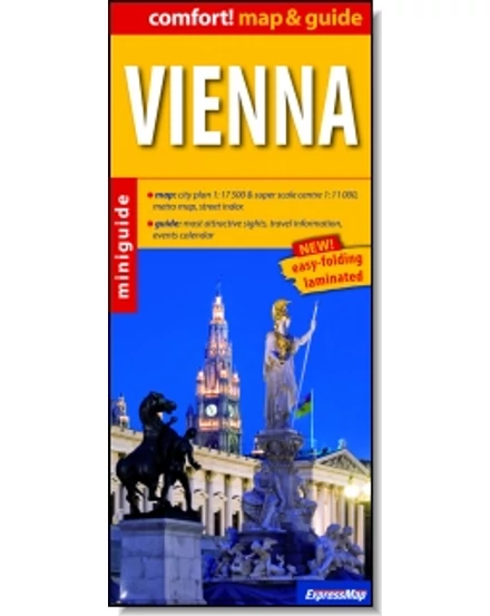 Cartographia Bécs (map&amp;guide) laminált térkép 9788375461435