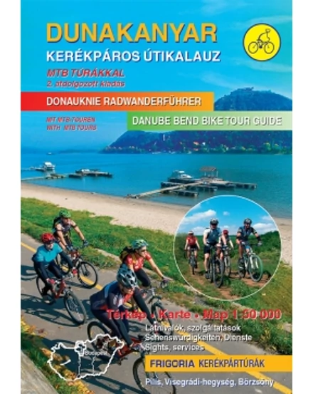 Cartographia Dunakanyar kerékpáros útikalauz 9789639586345