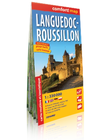 Cartographia Languedoc-Roussillon Comfort térkép 9788375468892