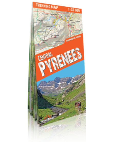 Cartographia Pireneusok középső rész trekking térkép 9788361155348