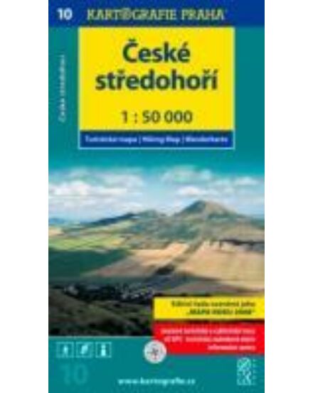 Cartographia  - TM 10 Cseh-középhegység/Ceské stredohori turistatérkép