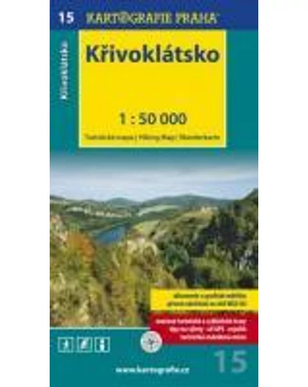Cartographia TM 15 Krivoklátsko turistatérkép 9788073930042