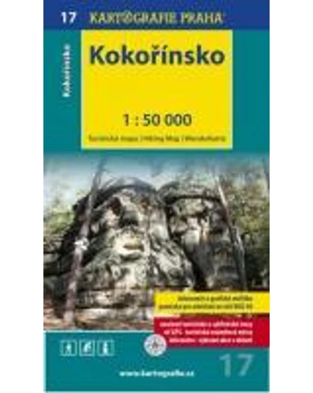 Cartographia TM 17 Kokorínsko turistatérkép 9788073930059