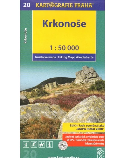 Cartographia TM 20 Óriás-hegység/Krkonose turistatérkép 9788073932251