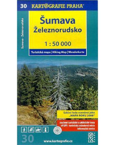 Cartographia TM 30 Sumava – Zeleznorudsko turistatérkép 9788073931650
