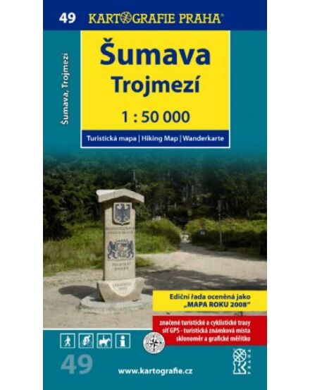 Cartographia  - TM 49 Sumava - Trojmezi turistatérkép