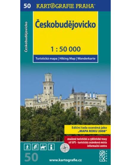 Cartographia  - TM 50 Ceské Budejovice/Ceskobudejovicko turistatérkép