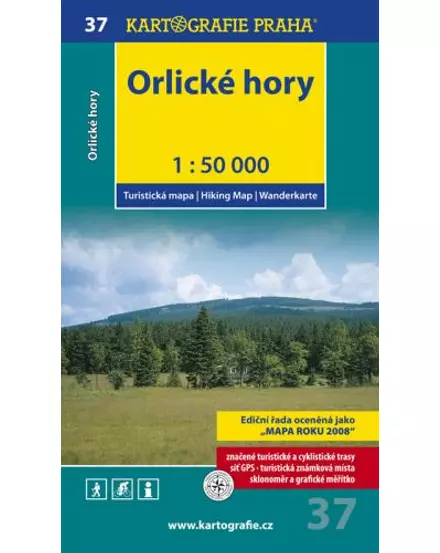 Cartographia TM 37 Orlicei-hegység/Orlické hory turistatérkép 9788073931117