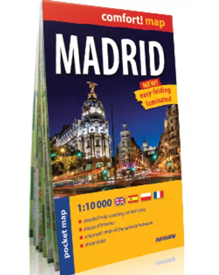 Cartographia Madrid Comfort zsebtérkép 9788375468618