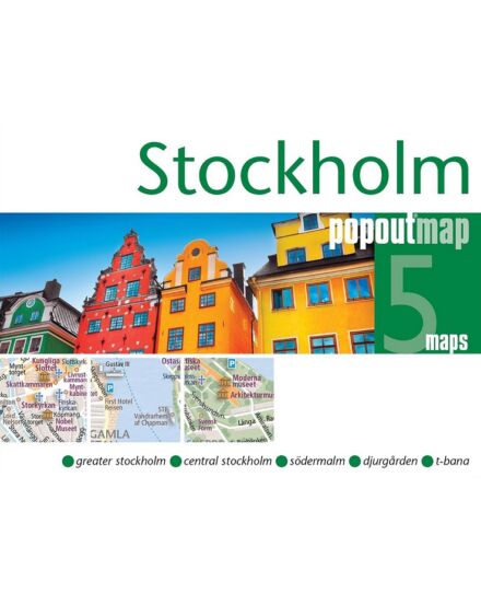 Cartographia Stockholm PopOut várostérkép 9781845879877
