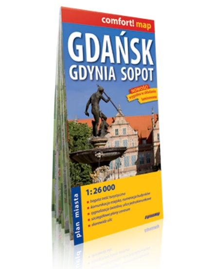 Cartographia Gdansk térkép 9788381901031