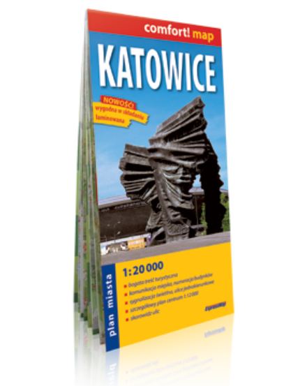 Cartographia Katowice térkép 9788388112799