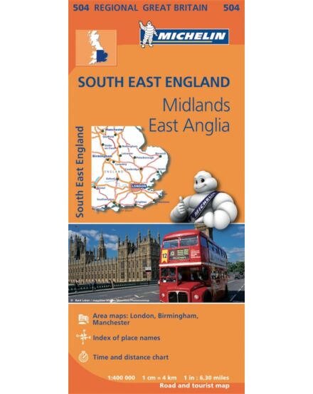 Cartographia  - Nagy-Britannia (délkelet) térkép - Michelin 504