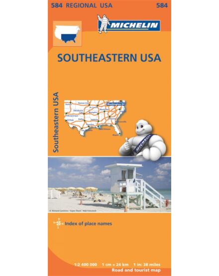 Cartographia  - USA dél-kelet résztérkép