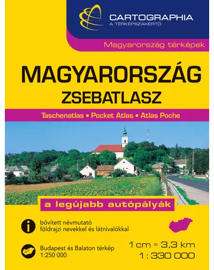 Cartographia Magyarország zsebatlasz 9789633526385