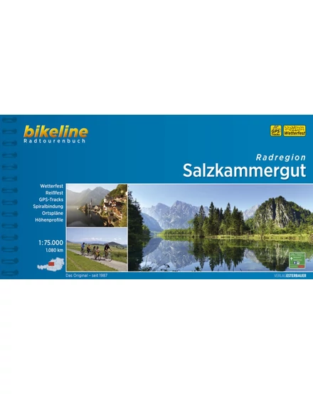 Cartographia Salzkammergut kerékpáros kalauz 9783850000574