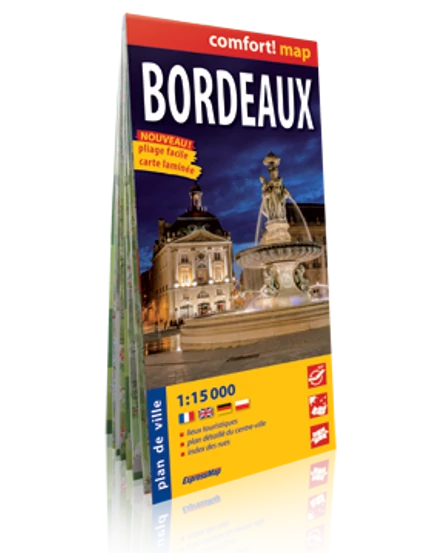 Cartographia Bordeaux Comfort térkép 9788375465617