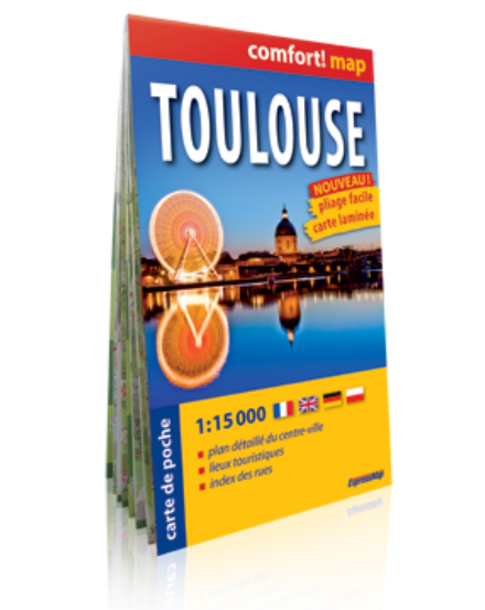 Cartographia Toulouse zsebtérkép 9788375466683