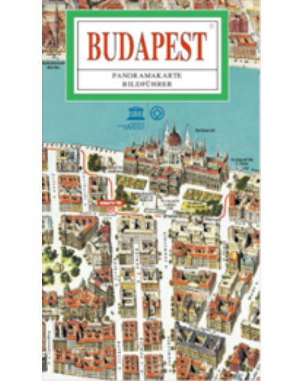 Cartographia Budapest panorámatérkép (német) 9788086374376