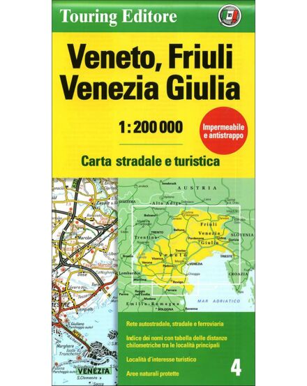 Cartographia  - Veneto Friuli-Venezia Giulia régiótérkép