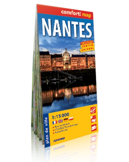 Cartographia Nantes Comfort várostérkép (laminált) 9788375465648