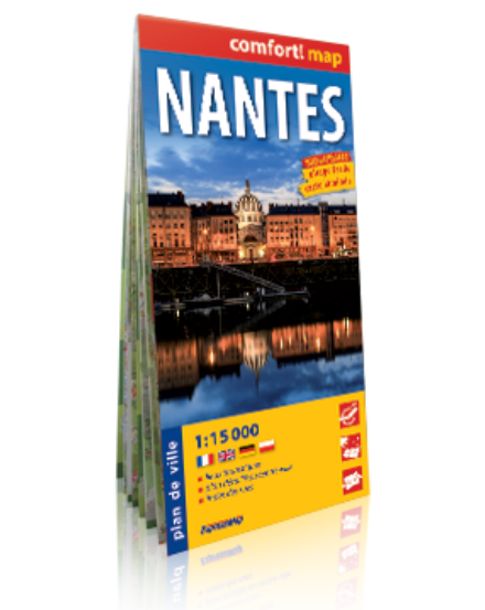 Cartographia Nantes Comfort várostérkép (laminált) 9788375465648
