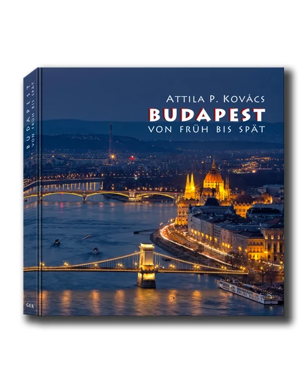 Cartographia Budapest Napkeltétől Napnyugtáig fotóalbum (német) 9789638925299