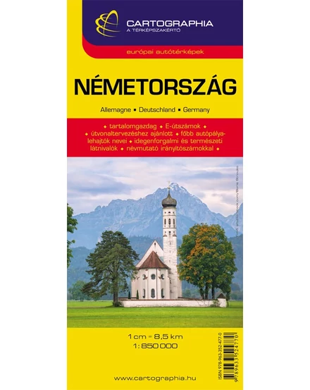 Cartographia Németország autótérkép 9789633524770