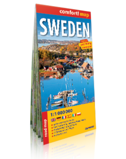 Cartographia Svédország Comfort térkép 9788380465404