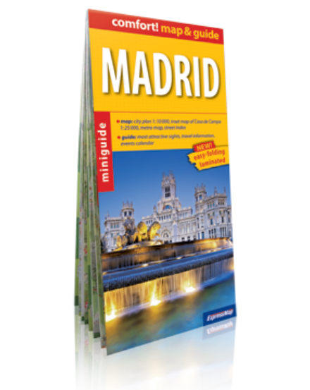 Cartographia Madrid (map&guide) laminált térkép 9788375461381