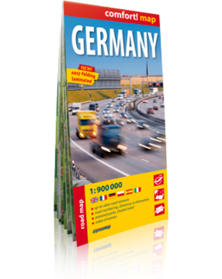 Cartographia Németország Comfort térkép 9788375461114