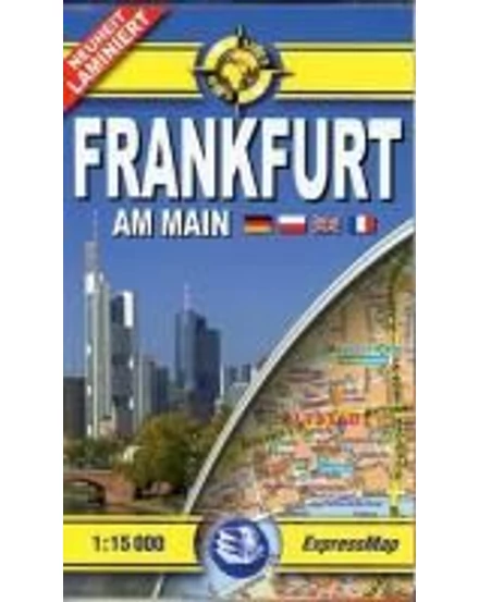 Cartographia Frankfurt am Main zsebtérkép 9788375460445