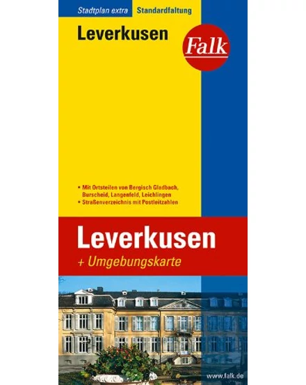 Cartographia Leverkusen várostérkép 9783827924353