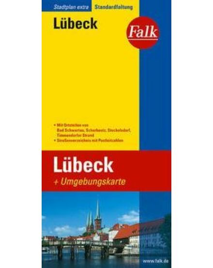 Cartographia Lübeck várostérkép 9783827924421