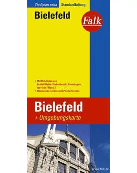 Cartographia Bielefeld várostérkép 9783827922250