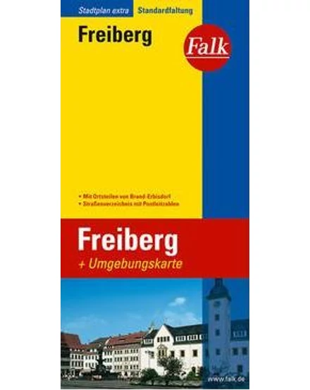 Cartographia Freiberg várostérkép 9783827923110