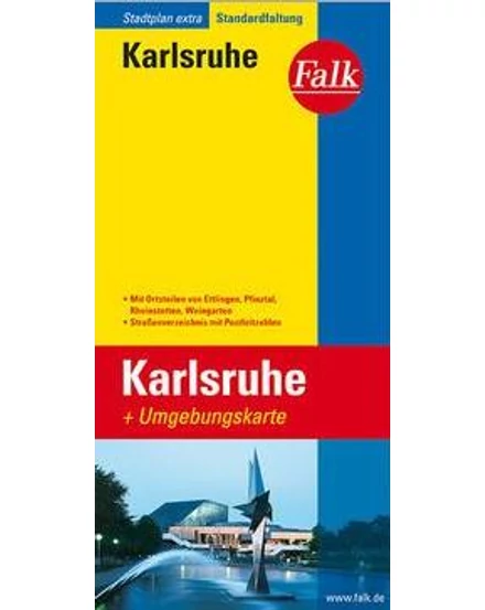 Cartographia Karlsruhe várostérkép 9783827924032