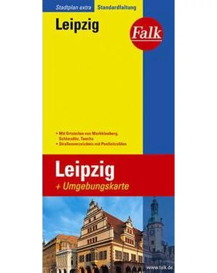 Cartographia Lipcse várostérkép 9783827924315