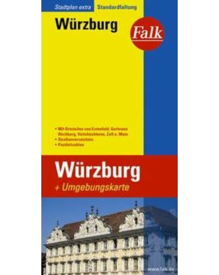Cartographia Würzburg várostérkép 9783827926517