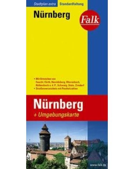 Cartographia Nürnberg várostérkép 9783827924964
