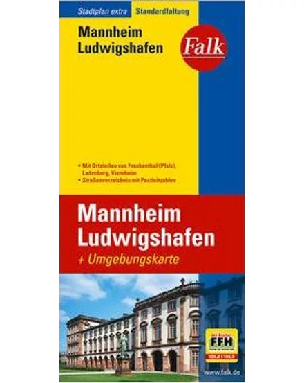 Cartographia Mannheim/Ludwigsahfen várostérkép 9783827924537