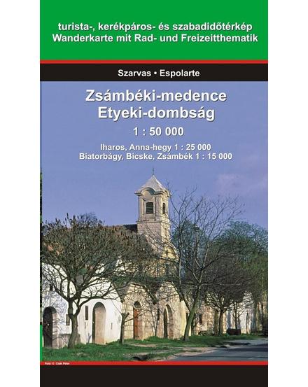Cartographia Zsámbéki-medence, Etyeki-dombság térkép 9789639982109