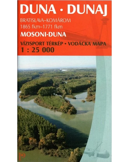 Cartographia Duna vízisport I.: Pozsony-Komárom, Mosoni-Duna térkép 9789639339361
