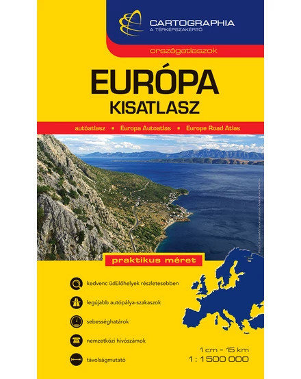Cartographia Európa kisatlasz (spirálos) 9789633523612