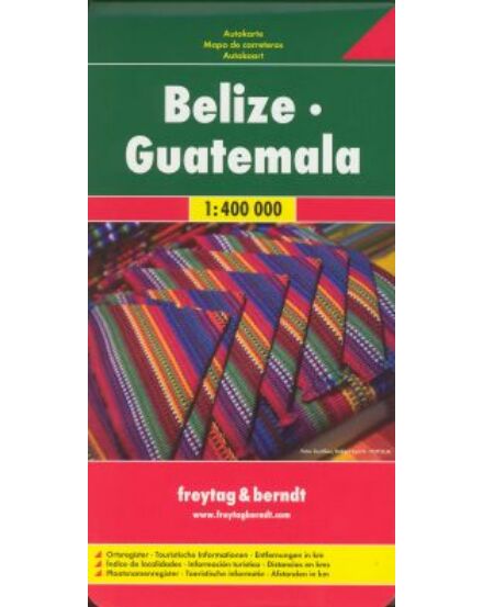 Cartographia Belize-Guatemala térkép (Freytag) 9783707909685